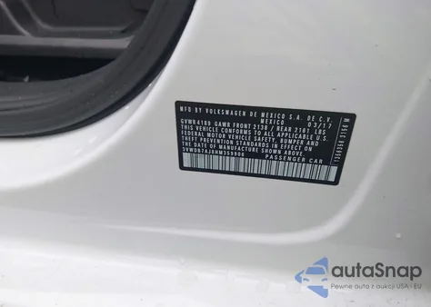 2017 Volkswagen Jetta 1.4T Se z USA, uszkodzony, nr VIN 3VWDB7AJ8HM359906